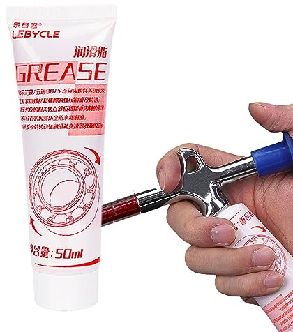 Stronrive Fahrradfett und Schmiermittel | 50 ml Fahrradlagerwartungsfettpaste,Ultraschnelles Fahrradkettenschmiermittel, Nasskettenschmiermittel zur Reibungsreduzierung und verbesserten Wattleistung