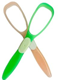 2 limpiadores de lengua de plástico, raspador de lengua, limpiador de lengua, removedor de mal aliento, cuidado bucal, cuidado dental (verde y naranja (grande))