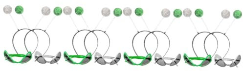 Toyvian 4sätze Sonnenbrillen Und Antennen Stirnband Lustiges Kostümzubehör Für Halloween Und Cosplay Für Partys Und Themenveranstaltungen Mit Einzigartigem Design Und