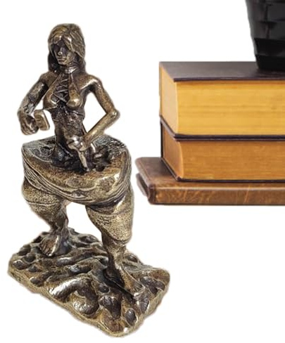 SVCEQZE Gewichtsverlust-Göttin-Statue,Abnehm-Statue,Frauenstatue Yoga-Ornament, nehmen Sie einen Hammer, um Sich selbst zu schnitzen | Dekorative Skulptur, Raumkunsthandwerk, Tischdekoration für