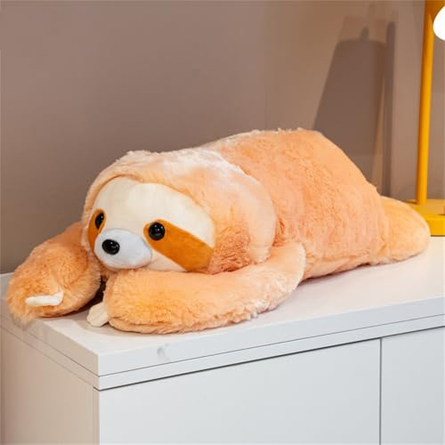 Sarah Duke Faultier Kuscheltier, Kuschel Stofftier Faultier Plüschtier für Mädchen, Jungen & Babys, XXL groß Plush Baby-Geschenk für Erwachsene Kinder (50cm)