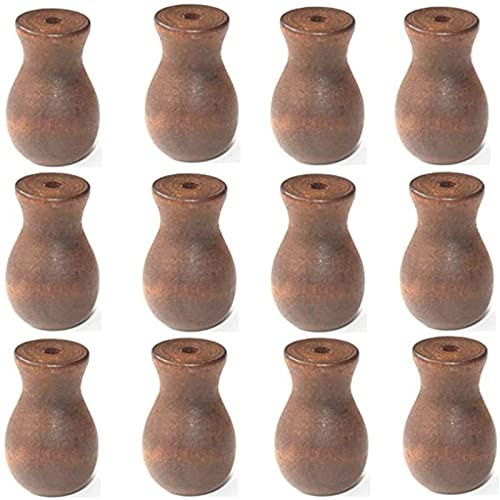 12 Pcs Wood Cord Tassels Drops Pull End Window Blinds Shades Cord Tassels Wooden Hanging Pulls Curtain Accessories