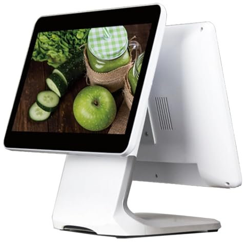 lwjunmm Moniteur d'affichage à écran Tactile LCD 15,6 Pouces,écran secondaire 13,3 Pouces,Caisse enregistreuse de détail à LED,pour Entreprise,Restaurant,supermarché,épicerie