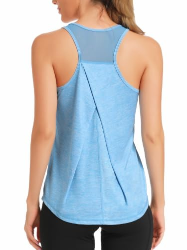 Dawnrole Camisetas Tirantes Mujer Gimnasia Yoga Corriendo Atlético Tops