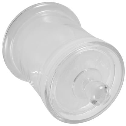 HEMOTON Färbegefäß aus Glas Glasbecken gefäß Probenbehälter aus Färbebehälter aus Gestell für Mikroskop-Objektträger Färbe für Objektträger Labor Transparent