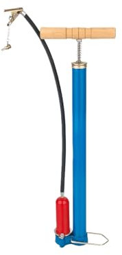 Manometer Fahrrad Elektrische Für Fahrzeug Reifen Fußball Basketball Typ 81 Manuelle Hochdruck Pumpe Doppelventil(Wooden Handle 81 Type)