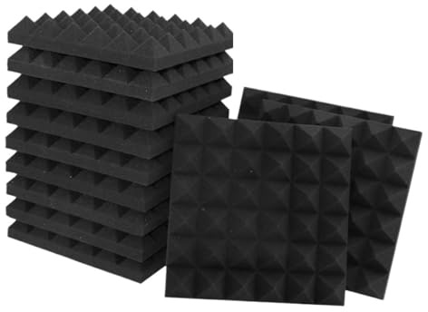 Sound Proof Foam Panels 30x30CM Sound-Absorbing Foam 12-36PCS Acoustic Panels Wall Soundproofing Studio Treatment Sound Absorbing Material(36PCS)