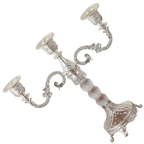 Retro Eisenkegelhalter Kandelaber für Hochzeit Home Decor Gusseisen Metall Kandelaber Kerzenhalter