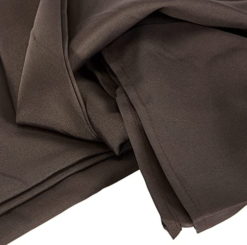 Soleil d'Ocre 817234 Alix Napp Mot Ches rektangel Polyester Allt 140 x 240 centimeter, Brun