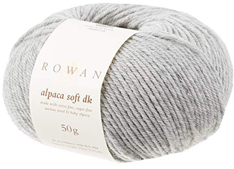Rowan 9802210-00210 Handstrickgarn, Alpaka, 210 Rainy Day, onesize