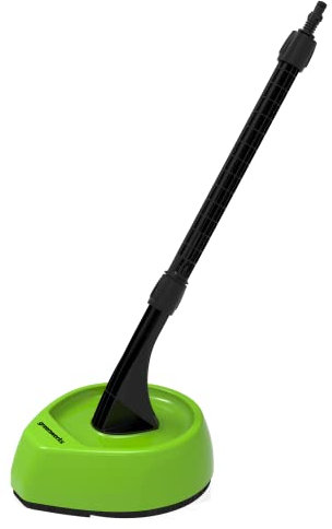 Greenworks Flächenreiniger 5200007 Universal Hochdruckreiniger-Aufsatz für G10 & G20 (25,4cm Durchmesser Universal-Aufsatz kompatibel mit den meisten elektrischen Hochdruckreinigern bis 2000 PSI)