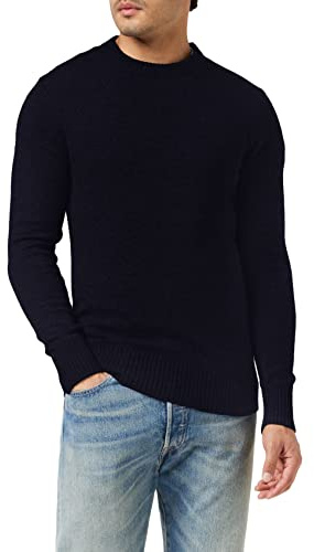 Schott NYC Uomo Pllance1 Maglione Pullover Not Applicable, Navy, Medium