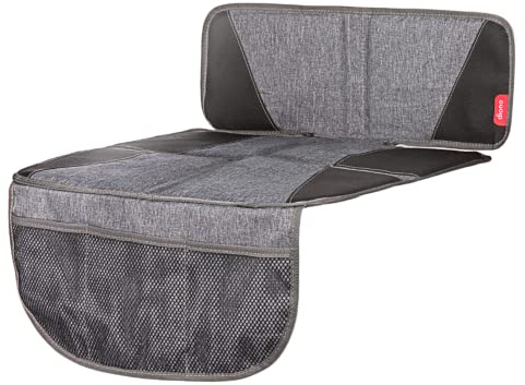 Diono Protector Super Mat para Asiento Elevador de Coche Infantil y de Mascotas, Probado contra Golpes, Acolchado Grueso, Respaldo Antideslizante, protección Duradera y Resistente al Agua, con 3