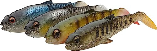 Savage Gear Craft Cannibal Paddletail 8.5cm 7G Clear Water Mix 4Pcs