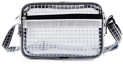 NOTAG Sac à bandoulière unisexe, antistatique, sac à outils d'ingénieur, sac à bandoulière en PVC transparent, 3979 - S, Large