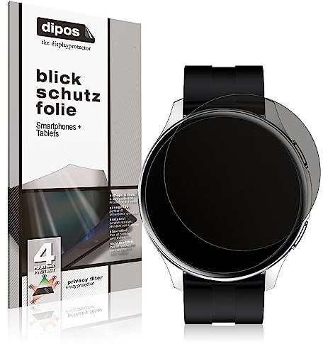 dipos Blickschutzfolie für Fireboltt Invincible | Displayschutz matt mit 4-Wege Sichtschutz-Effekt, Privacy Filter, passt perfekt, kratzfest, blasenfrei, selbstklebend