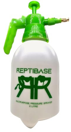 Retics & Reptiles Multipurpose Reptile Sprayer ReptiBase | Pump Action Adjustable Sprayer | 2 Litre | Mist or Hose Spray | Perfect for Snakes Lizards Chameleons Bearded Dragons & More