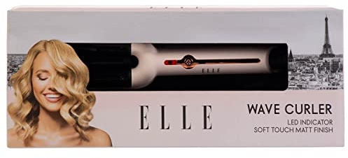 Wave Curler - Ceramic Coating Barrel - Stress-Free and Easy to Use - Curling Stick for Short and Long Hair - Suitable for Dry and Wet Hair - Auto Shut-Off Gift for Women and Girls
