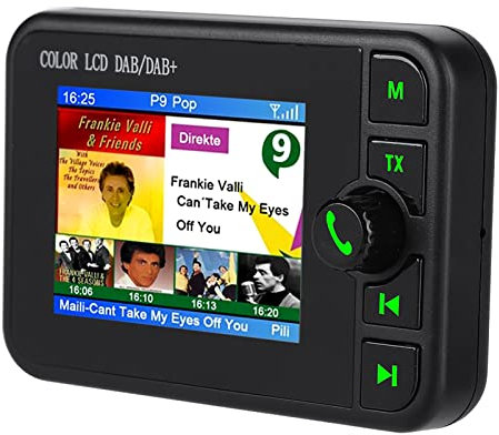 Radio Dab+ FM Numérique de Voiture avec Écran LCD 2,4 Pouces, Réception Numérique Portable pour Gamme de Fréquences Large et Qualité Audio Claire