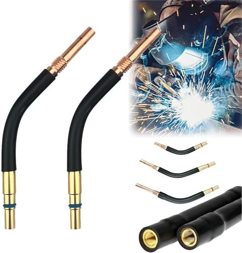 Welding Gun Bending Pipe Bending Rod,2024 New Welding Accessories,Welding Gun Pipe Bending Adapter,Welding Gun Accessories Elbow,Brass Welding & Soldering,Elbow Brass Connecting Rod (200A, 2 Pcs)