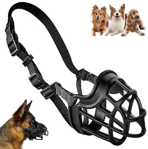 Korb Maulkorb Für Hunde Maulkorb Mittlere Hunde Silikon-Korb Hund Maulkorb Atmungsaktiv Korb Hund Maulkorb Von Mittleren Hunden Verhinderung Von Bellen, Beißen Und Kauen Mit Verstellbaren Riemen