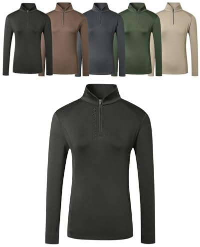 Covalliero - Damen Funktionsshirt Active | Sport Longsleeve mit Stehkragen | Langarm Sportshirt zum Reiten | atmungsaktives & leichtes Reitshirt | Reitbekleidung in vielen Farben & Größen