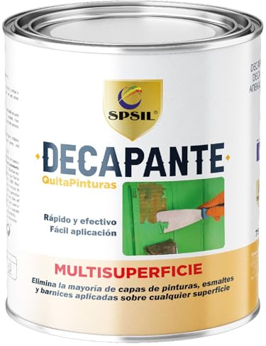 SPSIL Decapante 125 ml - Efectivo y Rápido para Eliminar Capas de Pintura - Multisuperficie - Acción Rápida (125)