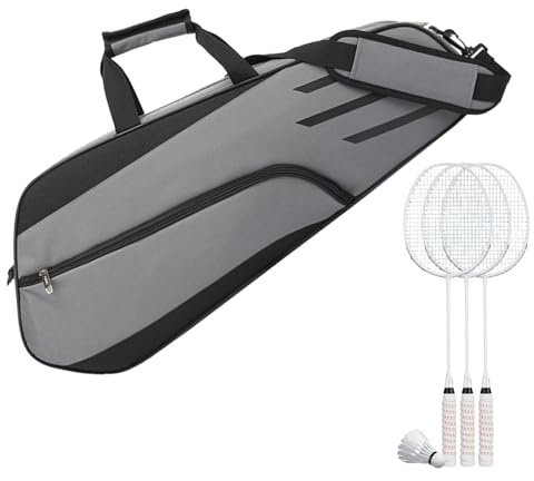 de Tenis para 3 Raquetas - de bádminton 3 Raquetas | Protectora para Raquetas de bádminton | Organizador de Racquetball para Hombres y Mujeres | de Transporte de ETA