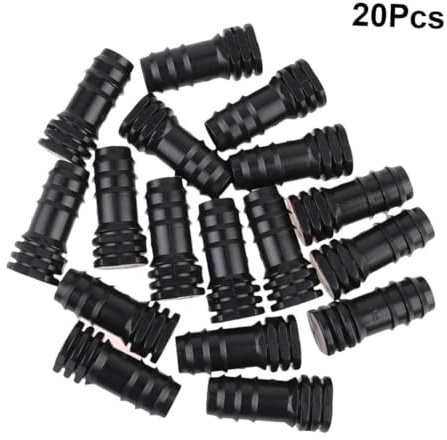 ifundom 20 pièces Bouchons PE pour Tuyau Eau de Embouts Microporeux Étanches Fixation Sécurisée Faciles à Installer pour Irrigation Jardin