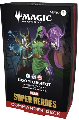 Magic: The Gathering | Marvel Super Heroes Commander-Deck – Doom obsiegt (Deutsche Version)