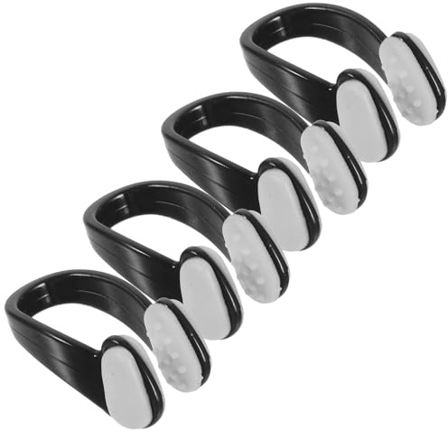 YARNOW Clip Nasali per Nuoto in Silicone Morbido 4 Pezzi Tappi Nasali Impermeabili Antiscivolo per e Adulti Supporto Nasale per attività Acquatiche e Immersioni