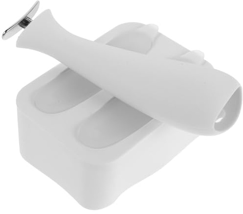 Rullo Facciale in Silicone Stampo Ghiaccio, Bianco | Massaggiatore Viso per Uomo, Uso Home e Routine Skincare, Aiuta a Lenire Stanchezza e Gonfiore Oculare