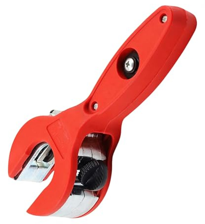 Tagliatubi - Dispositivo Di Taglio Professionale Con Cricchetto, Tagliatubi Regolabile Per Più Dimensioni | Progetti Idraulici Domestici E Industriali Per Rame, PVC, Metallo, Dilettanti