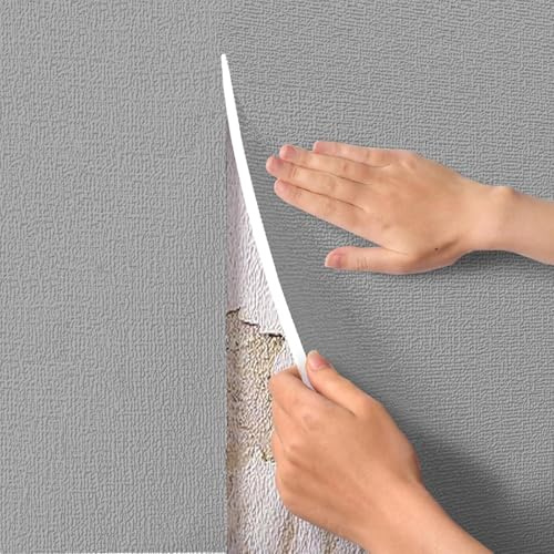 Genérico Papel Tapiz Térmico Aislante para Paredes Frías Interiores, Rollos De Papel Pintado Aislante Autoadhesivo De 5 Mm contra El Frío Y El Moho, para Salón Y Dormitorio,Gris,50cmx5m