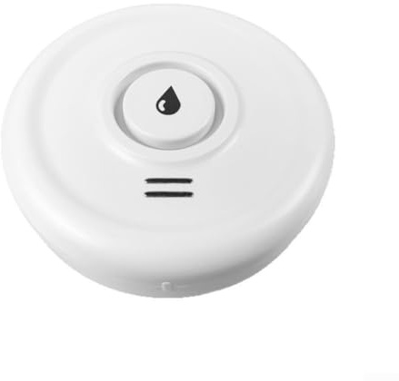 TDCuizent Smart WiFi-vattenläckagedetektor med högljudd larm, verkliga app-aviseringar för hem, källare, badrum, kök, trådlös ABS-sensor för översvämningsförebyggande och snabb installation