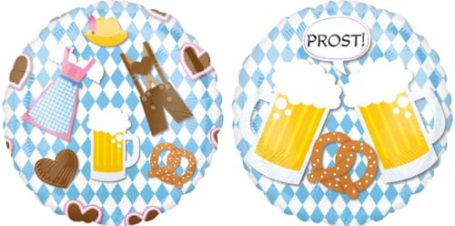 Amscan Party Anagram 10236390 Ballon en aluminium pour fête de la bière Multicolore 43 cm