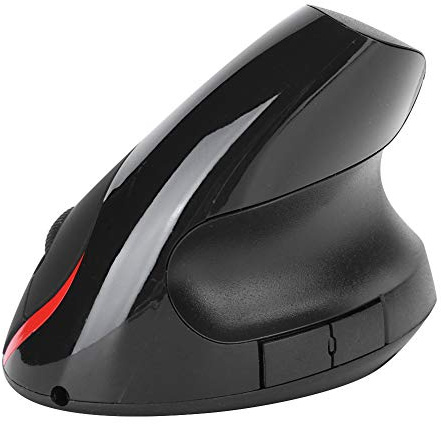 Annadue Universal Vertical Wireless Mouse, Ratones ergonómicos avanzados, cómodo de Usar, con Receptor y Cable de Carga, para computadora portátil, computadora de Escritorio, PC, etc.