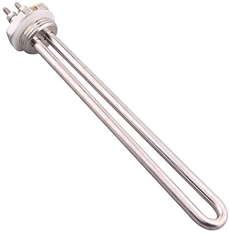 DERNORD 12V Heating Element 150 Watt 1Inch BSP Flange Stainless Steel Heater for Wind Surbine Solar Heater