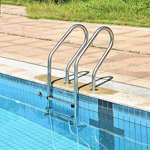 HOBIRD Premium 304 Acciaio Inossidabile Ladder in Pool per Piscine Fuori Terra per Le Scale di Piscina per impieghi Pesanti con gradini Non Slip
