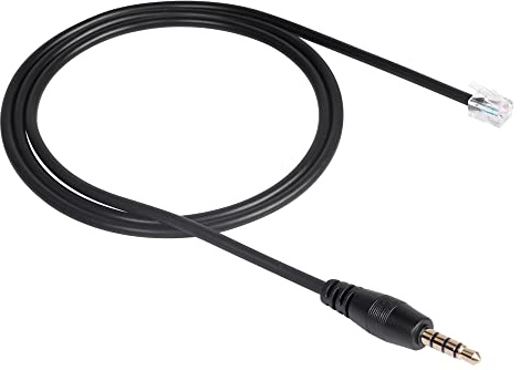 SinLoon Telegram to 3.5mm Adapter - Convert RJ9 Headset to Smartphones Most Android Cellphones