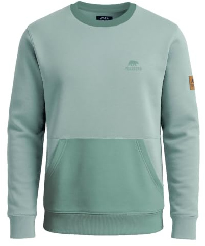 FORSBERG Sweatshirt Alvarson Herren - Weiches Strickfleece mit Eingriffstasche, Bequeme Passform, ideal für Alltag und Freizeit