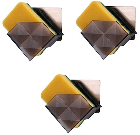 Alipis 3pcs Kitchen Sponge Holder Wall-Mounted Drain Rack Sink Caddy Scouring Pad Organizer Drain Tray for Kitchen Grey