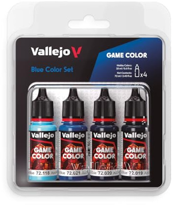Vallejo AV Game Color Set - Blue Colors (x4)