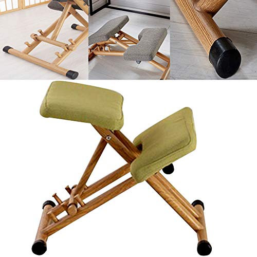 ALEjon Verstellbarer, ergonomischer Kniestuhl für Zuhause und Büro – verbesserte Körperhaltung, faltbares Design, rutschfeste Füße