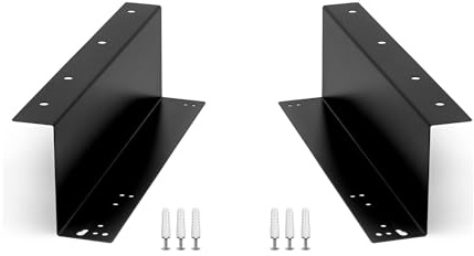 POS VALLEY Untertisch-Halterung für Kassenschublade - 2x Montageschienen für 33x33cm Geldschublade, einfache Montage, robuster Stahl, Halterung für Registrierkasse & Kassensysteme