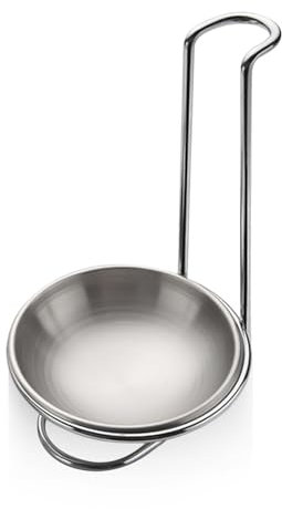 1 Piece Spoon Holder, Stainless Steel Cooking Spoon Holder, Kitchen Spoon Steel Dish Rack, Kitchen Utensil Rack, Stove Spoon Rack, Soup Spoon, Colander Rack
