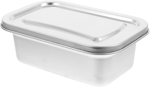 Mikinona Eiscremebehälter Mit Deckel Gefrierbehälter Aus Edelstahl Wiederverwendbare Aufbewahrungsbox Für Haushalt Und Küche Geeignet Für Eis Obst Salat Und Joghurt