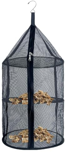 Drying Net For | 3 Layer Drying Net Hanging Dryer Foldable Black Flat Drying Net Plant Drying Net With Zipper And Hook For Hydroponic Plants And Bud