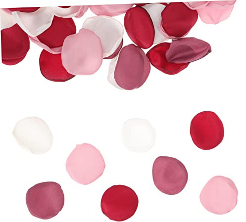 PRETYZOOM Künstliche Rosenblätter Aus Seide für Hochzeiten 4 cm Größe Realistischer Look 1 Stück für