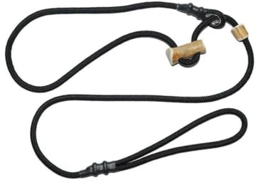 Retriever-Leine/Moxonleine Sporty-Style | robuste Hundeleine aus Tau mit Klemme & Halsbandfunktion | 6mm – besonders griffig & wetterfest | Training, Alltag & Dummyarbeit